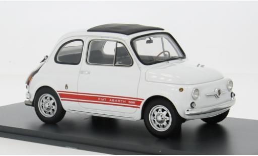 Modelauto Fiat 500 Abarth 595 SS wit 1965 1/18 Schuco ProR