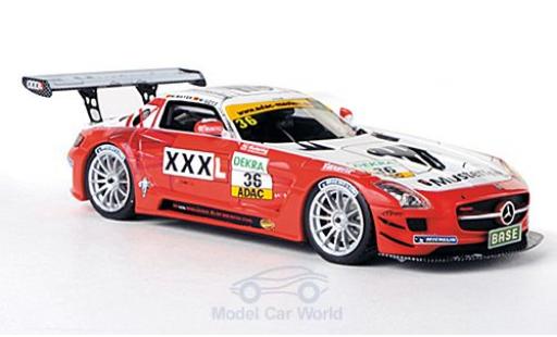 Modelauto Mercedes SLS GT3 AMG No.36 MS Racing Musterring ADAC GT Masters 2011 M.Mayer/M.G&Atilde;&para;tz 1/43 Schuco