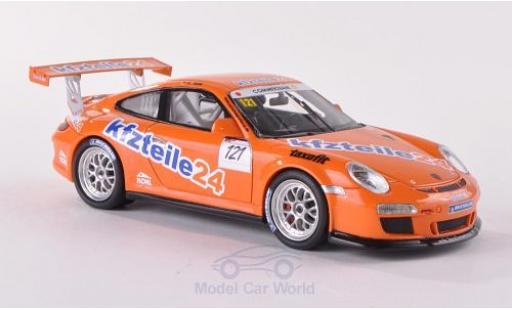 Modelauto Porsche 911 GT3 CUP No.121 MS Racing Kfzteile24 A.Kohl 1/43 Schuco
