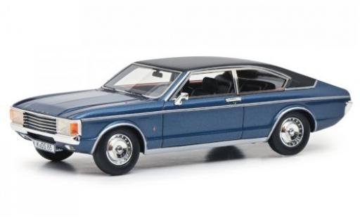 Modelauto Ford Granada Coupe Schuco / Pro.R MKI metallic blauw/zwart 1974 1/43 Schuco