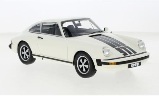 Modelauto Porsche 911 R wit/zwart 1977 1/18 Schuco