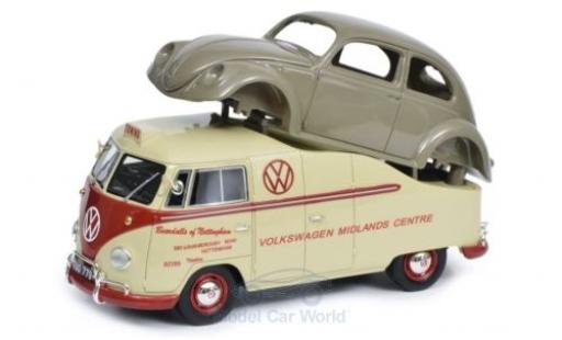 Modelauto Volkswagen T1 A Midlands Centre met Brezelk&Atilde;&curren;fer Karosserie 1/18 Schuco