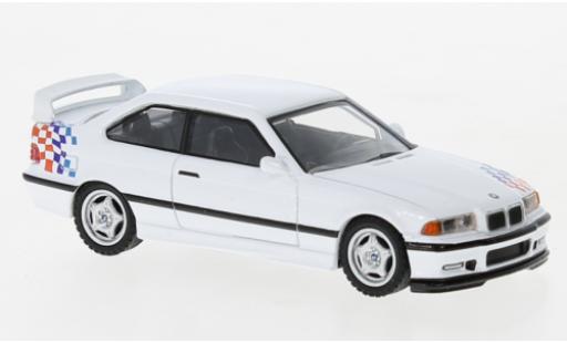 Modelauto Bmw M3 ltw (E36) Lightweight wit/D&Atilde;&copy;corer 1992 1/64 Schuco