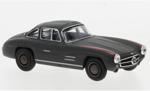 Modelauto Mercedes 300 Base SL Douane mat antraciet 1/64 Schuco