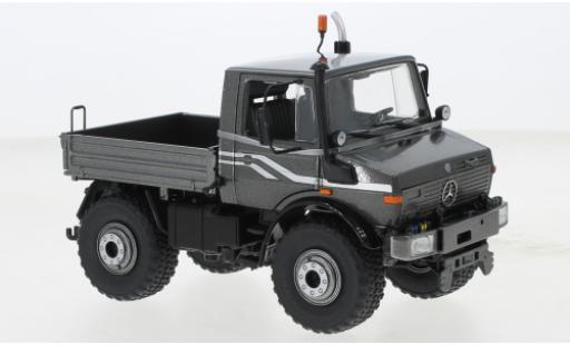 Modelauto Mercedes Unimog U1000-U2450 U1600 metallic grijs 1/32 Schuco