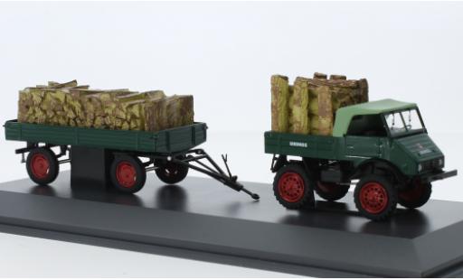 Modelauto Mercedes Unimog 401-404 U401 groen 1954 1/43 Schuco