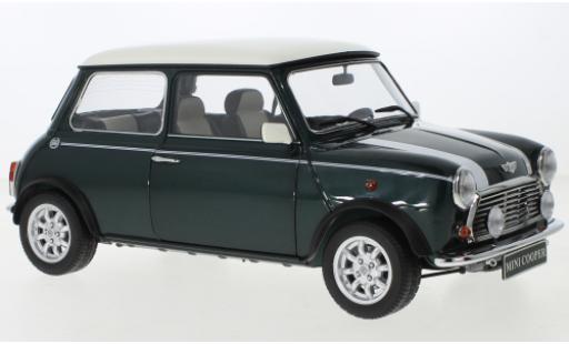 Modelauto Mini Cooper Base metallic groen fonc&Atilde;&copy;/beige clair 1/12 Schuco