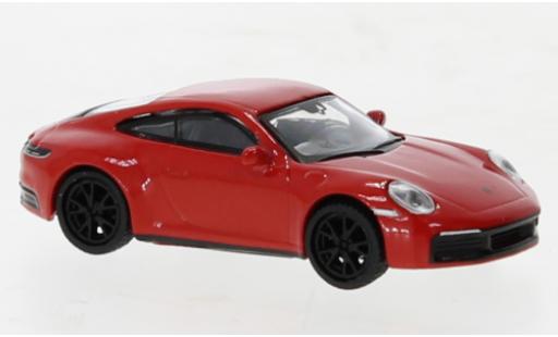 Modelauto Porsche 911 S Carrera rood 1/87 Schuco