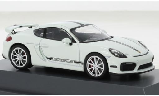 Modelauto Porsche Cayman GT4 (981) wit 2016 1/43 Schuco