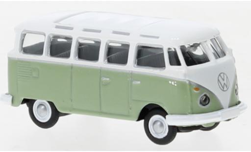 Modelauto Volkswagen T1 Base c Samba la chaux/wit 1/87 Schuco