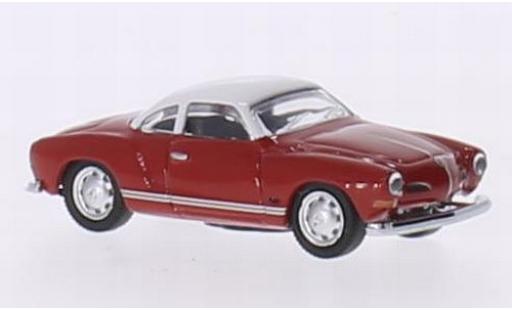 Modelauto Volkswagen Karmann Ghia Coupe Ghia rood/wit 1/87 Schuco