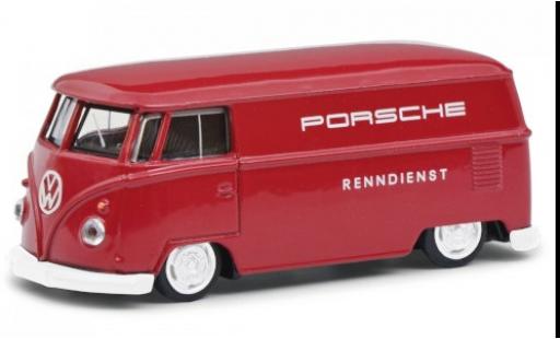 Modelauto Volkswagen T1 Base bestelwagen Lowrider Porsche Renndienst 1/64 Schuco
