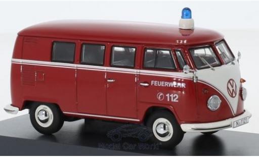 Modelauto Volkswagen T1 B Bus Brandweer 1/43 Schuco