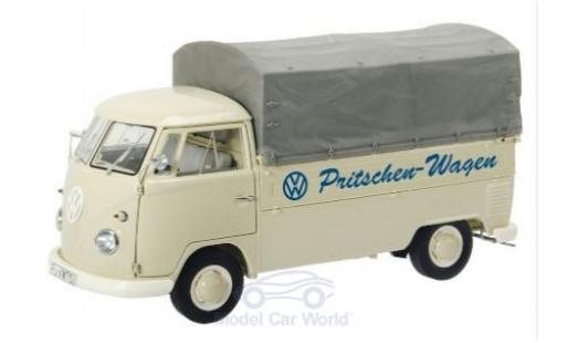 Modelauto Volkswagen T1 B laadbak laadbakn-Wagen 1959 met Plane 1/18 Schuco