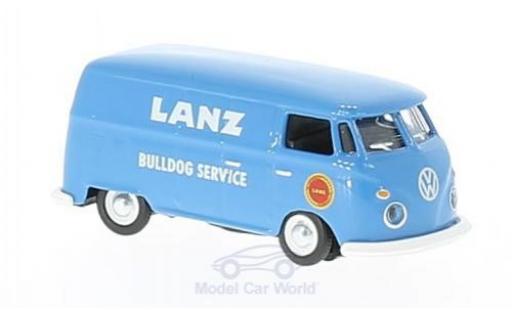 Modelauto Volkswagen T1 B c blauw Lanz Bulldog Service Bestelwagen 1/87 Schuco