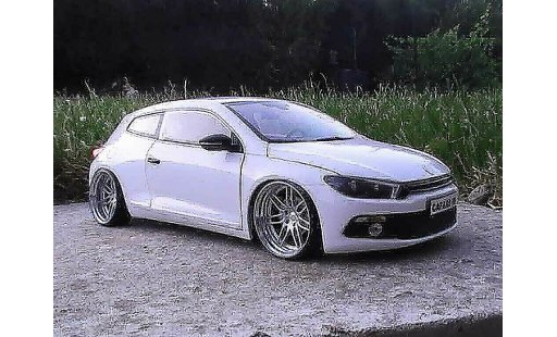 Volkswagen Scirocco R 1/18 Norev 3 wit jantes 19 pouces modelauto
