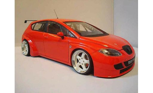 Seat Leon WTCC 1/18 Guiloy rood modelauto