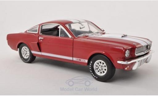 Modelauto Shelby GT GT350 350 rood/wit 1966 Legend Series met Carroll -Signatur auf dem Fahrzeugdak zonder Vitrine 1/18 Shelby Collectibles