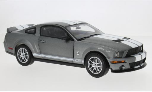 Modelauto Shelby GT GT500 500 grijs 2007 1/18 Shelby Collectibles