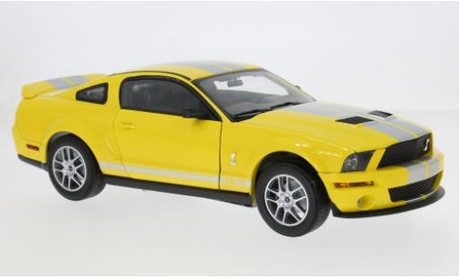 Modelauto Shelby GT GT500 500 geel 2007 1/18 Shelby Collectibles