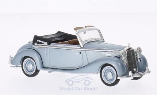 Modelauto Mercedes 170 Base S metallic blauw 1950 1/43 Signature