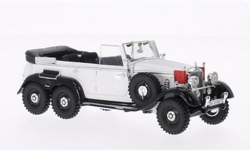 Modelauto Mercedes G4 Base wit 1938 1/43 Signature