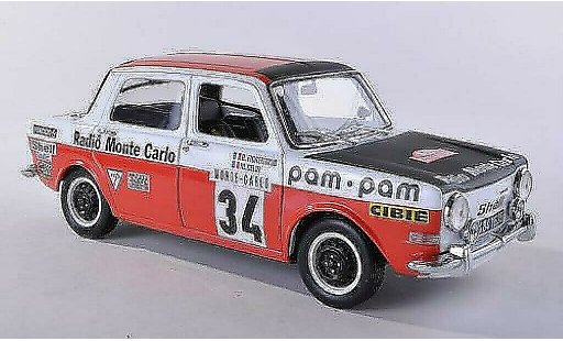 Simca 1000 Rallye 2 1/18 Norev Rally 2 No.34 Radio Monte Carlo Rally Monte Carlo 1973 /Gelin modelauto