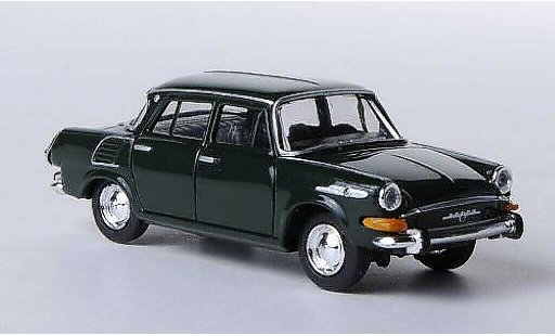 Skoda 1000 Base 1/87 Herpa MB groen modelauto