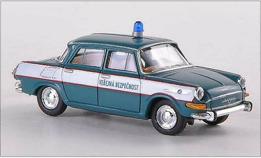 Skoda 1000 Police 1/87 Herpa MB Verejna Bezpecnost (CZ) modelauto