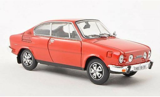 Skoda 110 R 1/43 Abrex rood modelauto