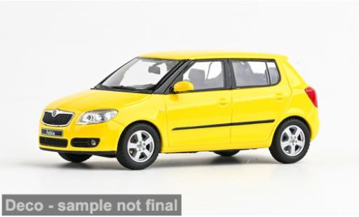 Modelauto Skoda Fabia Base II geel 2006 1/43 Abrex