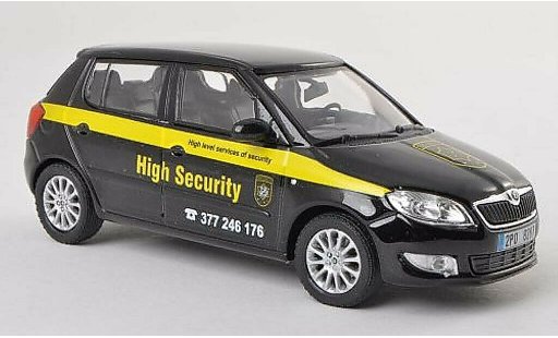 Skoda Fabia Livree Flotte 1/43 Abrex High Security 2010 modelauto