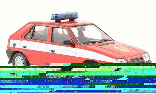 Skoda Favorit Livree Officielle 1/43 Abrex (Tschechische Brandweer) 1987 modelauto