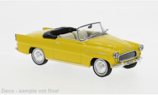 Modelauto Skoda Felicia Cabrio geel 1959 1/43 IXO