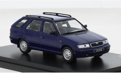 Modelauto Skoda Felicia FL Combi blauw 1998 1/43 Abrex