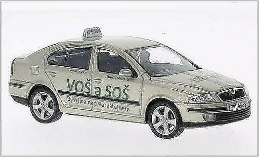 Skoda Octavia Livree Flotte 1/43 Abrex II Autoskola VOS SOS modelauto