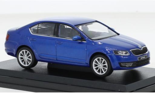 Modelauto Skoda Octavia Base III blauw 2012 1/43 Abrex