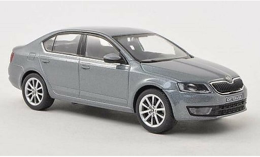Skoda Octavia Base 1/43 Abrex III grijs 2013 modelauto