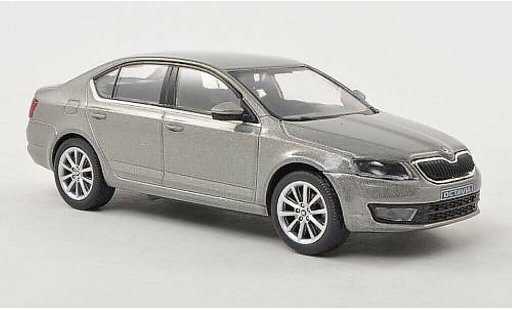 Skoda Octavia Base 1/43 Abrex III grijs-beige 2013 modelauto