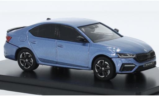 Modelauto Skoda Octavia RS IV blauw 2020 1/43 Abrex