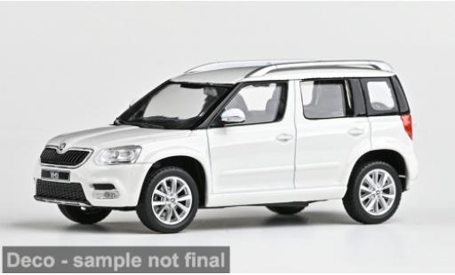 Modelauto Skoda Yeti FL wit 2013 1/43 Abrex