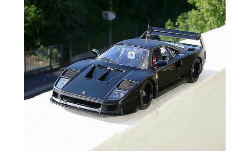 Ferrari F40 LM 1/18 Polistil zwart modelauto
