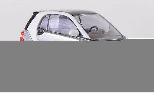 Smart ForTwo Coupe 1/87 Busch grijs 2012 modelauto