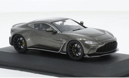 Modelauto Aston Martin Vantage v12 metallic grijs 1/43 Solido