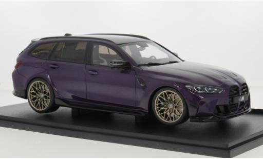 Modelauto Bmw M3 Touring (G81) paars 1/18 Solido