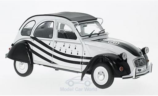 Modelauto Citroen 2CV Berline 6 wit/zwart 1978 1/18 Solido