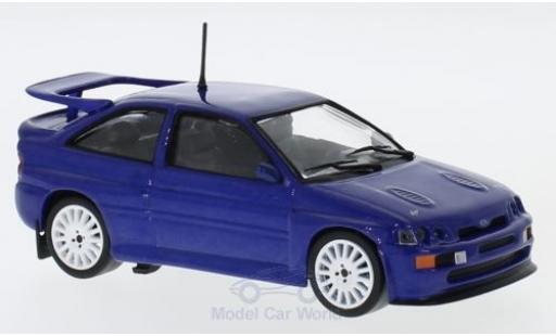 Modelauto Ford Escort Cosworth RS metallic blauw 1992 1/43 Solido