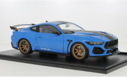 Modelauto Shelby Mustang Super Snake Ford blauw 1/18 Solido