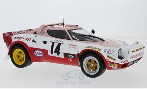 Modelauto Lancia Stratos Rallye HF Aseptogyl Rally WM Rally Monte Carlo 1977 C.Dacremont/C.Galli 1/18 Solido