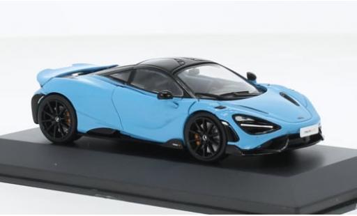 Modelauto McLaren 765 Base LT blauw 2020 1/43 Solido
